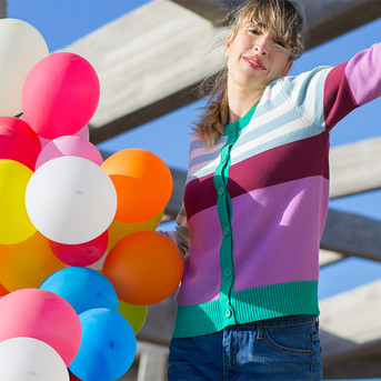 Chaqueta Feria. Diseño de Trol: marca española de moda sostenible con mucho Color.