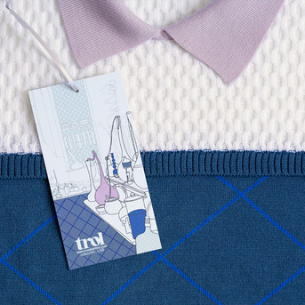 Jersey Cuadros. Diseño de Trol: marca española de moda sostenible con mucho Color.