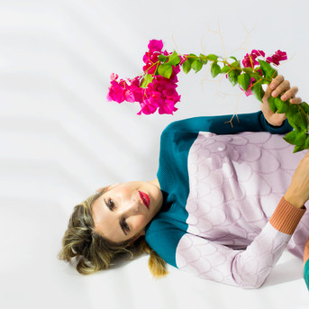 Vestido Flor. Diseño de Trol: marca española de moda sostenible con mucho Color.