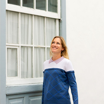 Jersey Cuadros. Diseño de Trol: marca española de moda sostenible con mucho Color.