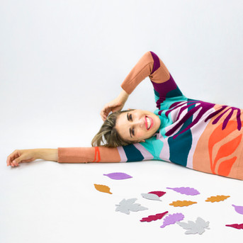 Jersey Jardín. Diseño de Trol: marca española de moda sostenible con mucho Color.