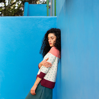 Jersey Topos. Diseño de Trol: marca española de moda sostenible con mucho Color.